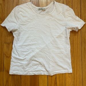 Zara White T Shirt